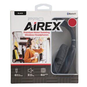 Pro AiREX Viral TikTokNoise Isolating Wireless Immersive Bass Headphones-Black